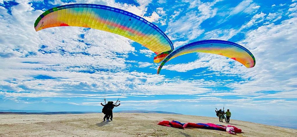 Paragliding in Atlas Mountains